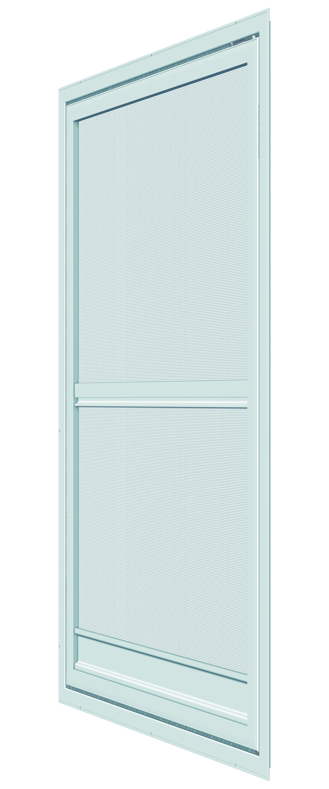 Insektenschutz-Fenster mit weißem Rahmen